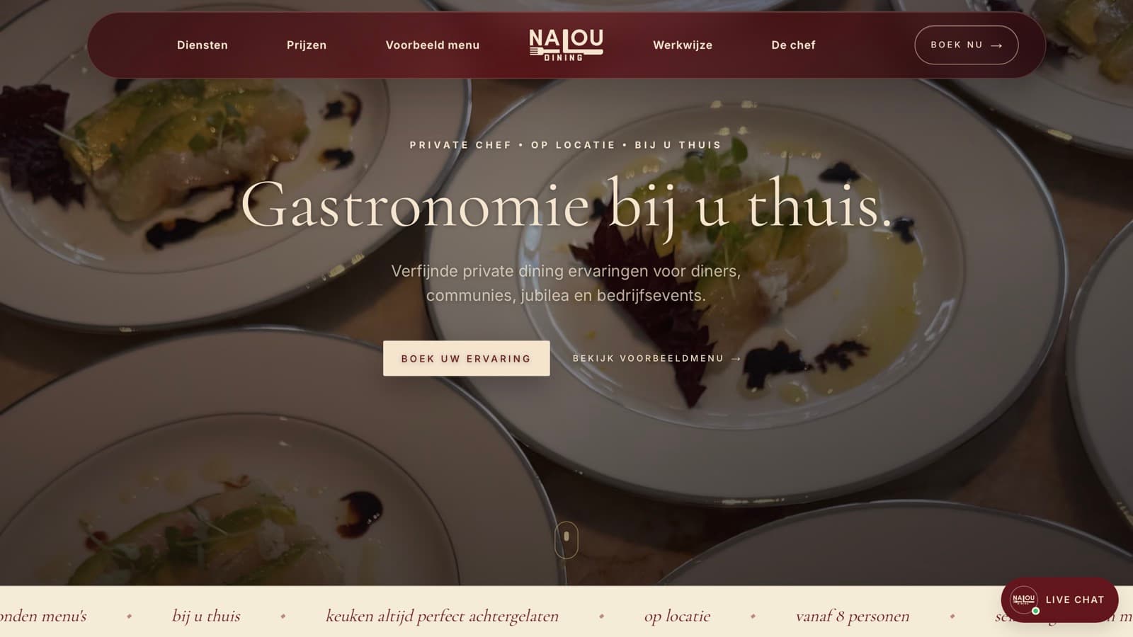 Screenshot van Nalou Dining